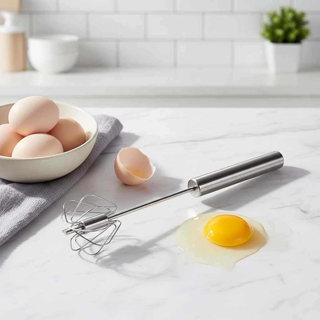 Mechanical Push-Down Whisk