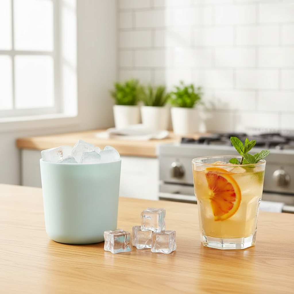 Dual-Chamber Silicone Ice Mold